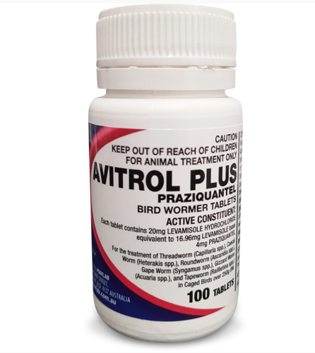 Avitrol Plus Wormer 100 Tablets