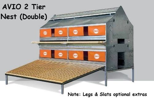SKA AVIO 2 Tier Double Nest Unit (1,264 birds)