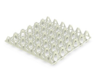 Egg Trays Jumbo 2.0 - 10 x WHITE Stackable "30" egg trays