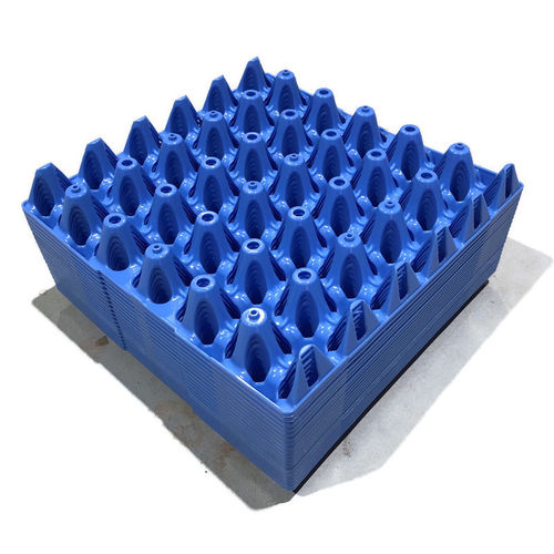 Egg Trays Standard - 10 x BLUE Stackable "30" egg trays