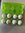 Pack of 8 Ceramic Nest Eggs, WHITE, in Eggyplay Carton