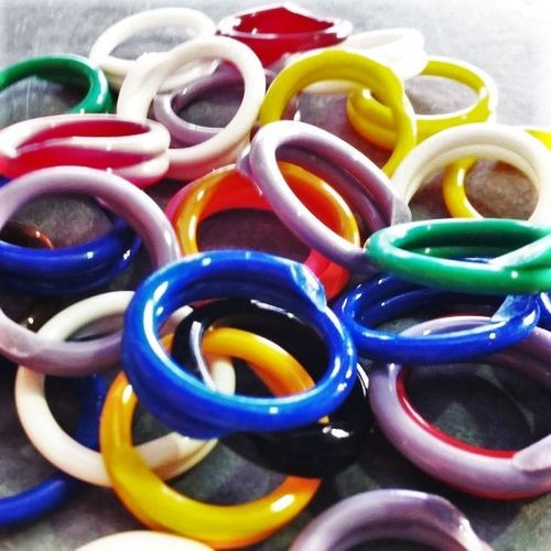 Spiral Leg Bands Size 10 (16mm diameter) pack of 50 (select colour from list below)