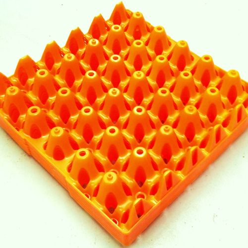 Egg Trays Standard - 10 x ORANGE Stackable "30" egg trays